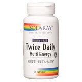 Twice Daily Multi Energy Iron-Free 60 Caps By Solaray