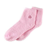 Aloe Infused Moisturizing Socks Pink Plaid 2 Pair By Earth Therapeutics