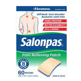 Salonpas Pain Relieving Patch 60 Count By Salonpas