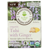 Organic Tea Tulsi with Ginger 16 Bags By Traditional Medicinals