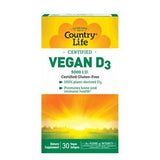 Vegan D3 5000 Iu 60 Veg Softgels By Country Life