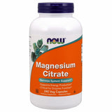 Magnesium Citrate 240 Veg Caps By Now Foods