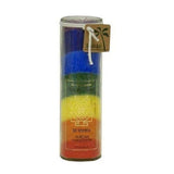 Candle Pillar Rainbow Coconut 1 Unit By Aloha Bay