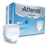 Unisex Adult Absorbent Underwear Count of 1 By Attends
