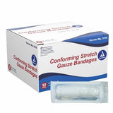Conforming Bandage Dynarex  Polyester 1-Ply 4 Inch X 4-1/10 Yard Roll Shape Sterile Count of 96 By Dynarex