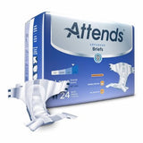 Incontinence Brief Count of 24 By Attends