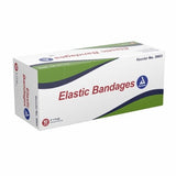Elastic Bandage Dynarex  3 Inch X 4-1/2 Yard Standard Compression Clip Detached Closure Tan NonSteri Count of 10 By Dynarex