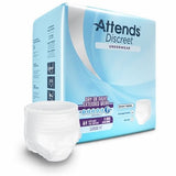 Unisex Adult Absorbent Underwear Overnight X-Large Count of 12 By Attends