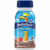 소아용 경구 보조제 PediaSure Grow &amp; Gain 초콜릿 맛 8온스. Pediasure의 병 24개 사용 준비 완료