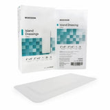 Adhesive Dressing McKesson 4 X 8 Inch Polypropylene / Rayon Rectangle White Sterile Count of 1 By McKesson