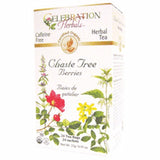 Organic Chaste Tree Berries Tea 24 Bags By Celebration Herbals