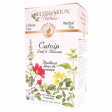 Celebration Herbals Teabags Herbal Catnip Leaf and Blossom Organic - 24 Herbal Tea Bags