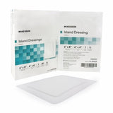 Adhesive Dressing McKesson 6 X 8 Inch Polypropylene / Rayon Rectangle White Sterile Count of 1 By McKesson