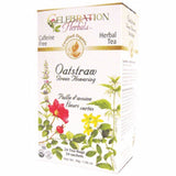 Organic Oatstraw Green Flowering Tea 24 Bags By Celebration Herbals