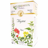 Organic Thyme Leaf Tea 24 Bags By Celebration Herbals