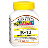 21st Century B-12 Tablets Sublingual 110 Tabs By 21st Century