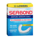 Sea-Bond Denture Adhesive Seals Lowers Original 30 Each By Sea-Bond