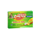 Zyrtec Children's Allergy Dissolve Tabs Citrus Flavor 12 Tabs By Zyrtec