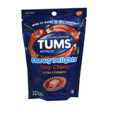 Tums Chewy Delights Ultra Strength Soft Chews Very Cherry 32 Each By Nicorette