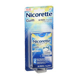 Nicorette Nicotine Polacrilex Gum White Ice Mint 20 Each By Nicorette