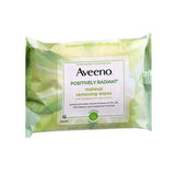 Aveeno Active Naturals Positively Radiant Makeup Removing Wipes 25 Each By Aveeno