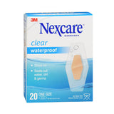 Nexcare Waterproof Clear Bandages One Size 20 Each By Nexcare