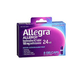 Allegra Allergy 24 Hr Gelcaps 8 Each By Allegra