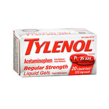 Tylenol Acetaminophen Regular 20 Caps By Tylenol