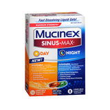 Mucinex Sinus-Max Day And Night Liquid Gels 24 Caps By Mucinex
