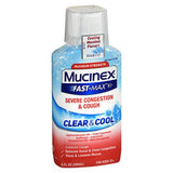 Mucinex Fast-Max Severe Congestion & Cough Clear & Cool Liquid 6 Oz By Mucinex