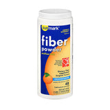 Sunmark Fiber Powder With Psyllium Husk Orange Flavor 19 Oz By Sunmark