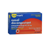 Sunmark Nasal Decongestant Tablets Maximum Strength 96 Tabs By Sunmark