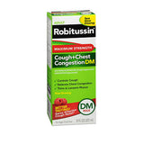 Robitussin 성인용 기침+가슴 울혈 Dm 액체 8온스