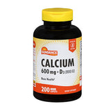 Sundance Calcium + Vitamin D3 Coated Caplets 200 Tabs By Sundance