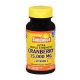 Sundance Ultra Triple Strength Cranberry + Vitamin C Capsules 60 Caps By Sundance