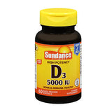 Sundance Vitamins Vitamin D3 High Potency Softgels 60 Tabs By Sundance