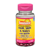 Sundance Hair - Skin & Nails With Biotin Softgels 90 Tabs By Sundance