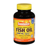 Sundance Vitamins Fish Oil - Omega-3 Softgels Natural Lemon Flavor 90 Tabs By Sundance