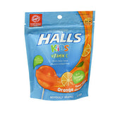 Halls Kids Vitamin C Pops Orange 10 Each By Halls