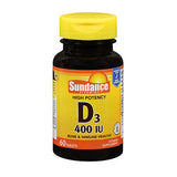 Sundance Vitamins High Potency D3 Vitamin Tablets 60 Tabs By Sundance