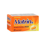 Motrin Ib Ibuprofen Coated Caplets 24 Tabs By Motrin