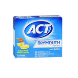 Act 구강 건조 사탕 무설탕 허니 레몬 각 18개 By Act