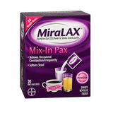 MiraLAX Osmotic Laxative Powder Mix-In Pax 20 Each By Bayer