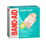 Band-Aid Skin-Flex Assorted Sizes Bandages 60 Each By Band-Aid