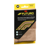 Futuro Revitalizing Ultra Sheer Knee Highs for Women Medium Nude Moderate Compression 1 Each By Futuro