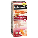 Robitussin 어린이용 꿀 기침 &amp; 체스트 4온스 바이 Robitussin