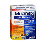 Mucinex Fast-Max Day & Night Cold & Flu 24 Caps By Mucinex