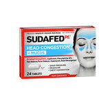 Sudafed Pe Pressure + Pain + Mucus For Adults Caplets 24 Caplets By Sudafed Pe