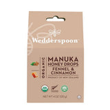 Fennel & Cinnamon Manuka Honey Drops 4 Oz by Wedderspoon