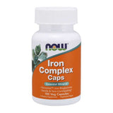 Iron Complex Caps 100 Veg Caps By Now Foods